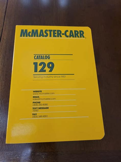 mcmasters parts catalog